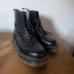 Dr Martens / Doc Martens 1460 Bex Platform Leather Boots